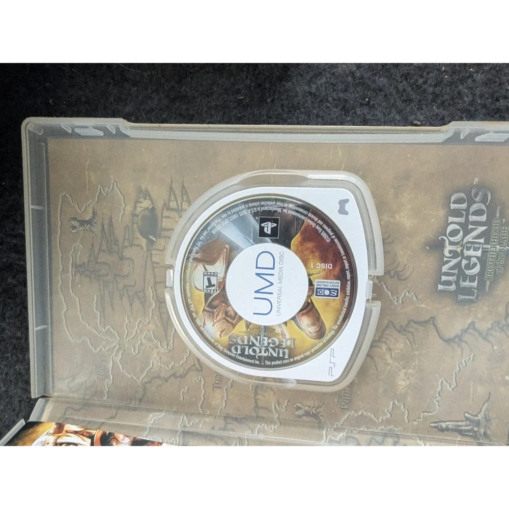 Untold Legends: Brotherhood of the Blade‎ (Sony PSP, 2005) W/Manual